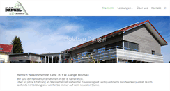 Desktop Screenshot of dangel-holzbau.de