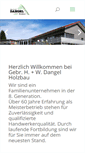 Mobile Screenshot of dangel-holzbau.de